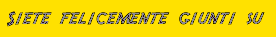 Siete felicemente giunti su